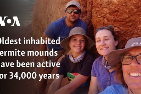 34000/100|These oldest inhabited termite mounds have been active for .